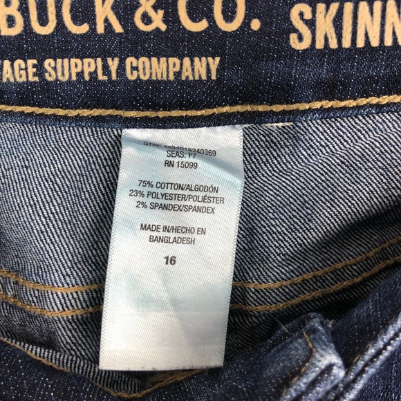 Roebuck & Co. Girls Distressed Skinny Jeans - Picture 4 of 4